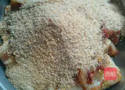 Illustration of how to make steamed pork with sweet potato flour 3