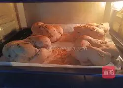 Illustration of how to make raisin garland bread (one fermentation) 13