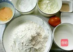 Illustration of how to make oil-free bread 1