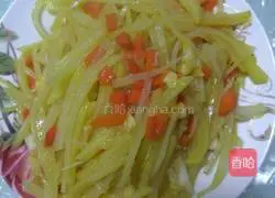 Illustration of how to make fried kimchi and shredded potatoes 4