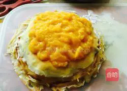 Durian Mango Layer Cake & Pancake Recipe Illustration 10