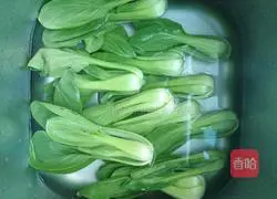 Illustration of how to make green vegetables and tofu 2