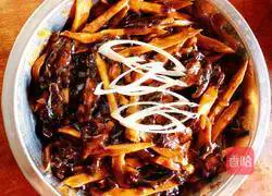 Illustration of how to make fried shredded eels 9