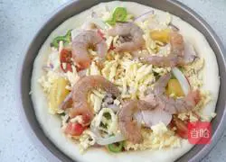 Nine-inch seafood pizza recipe 13