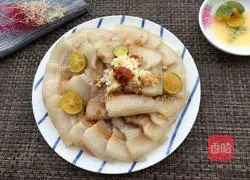 Illustration of how to make white cut meat 1