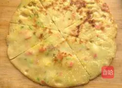 Illustration of how to make Chinese pizza 3