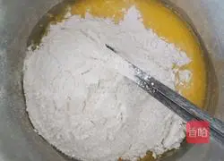 Illustration of how to make cranberry-flavored baked rice cake 2