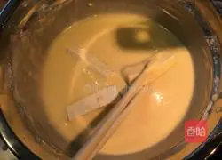 Illustration of how to make egg yolk tofu 3