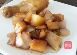 Illustration of how to cook potato braised chicken legs 7