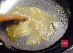 Illustration of French red wine foie gras with mango port grapes 4