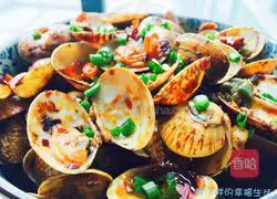 Illustration of how to make spicy clams 11