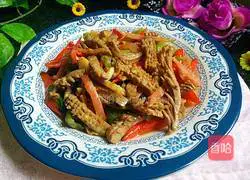 Illustration of how to make fried kidney with kimchi 15