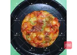 Vegetarian ham pizza recipe 4