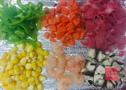 Cheese Bacon Pizza Illustration of how to do it 9