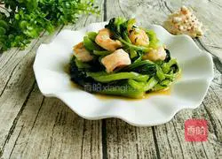 Illustration of how to make shrimp and rapeseed 11