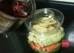 Illustration of how to make kimchi and radish 4
