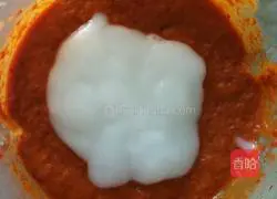 Illustration of making Korean kimchi hot sauce 8