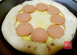 Super cheese Illustration of how to make pizza 8