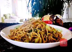 Illustration of how to make cold noodles 15