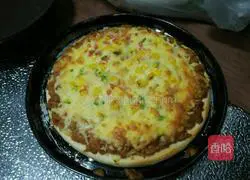 Illustration of how to make tuna floss pizza 7