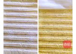 Illustration of how to make banana cake roll 12