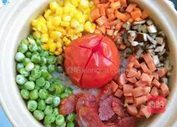 Internet celebrity tomato braised rice recipe illustration 4