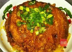 Illustration of how to make steamed pork with soy sauce powder 7