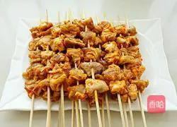 Illustration of how to make grilled mutton skewers 7