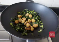 Illustration of how to make Shanghai vegetable rice 5