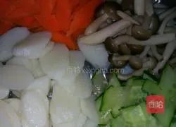 Illustration of how to make green vegetables 2
