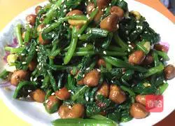 Xixin (nut spinach) recipe 6