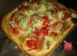 Homemade toast pizza recipe 4