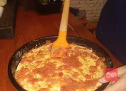 Illustration of how to make bacon pizza 5