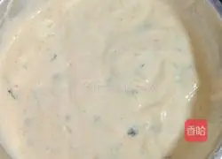 Illustration of how to make seaweed and meat floss cake 15