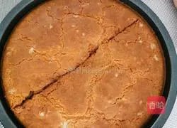 Illustration of how to make cranberry-flavored baked rice cake 3