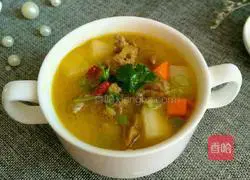 Illustration of how to cook mutton with winter melon 9