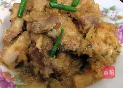 Illustration of homemade steamed pork 8