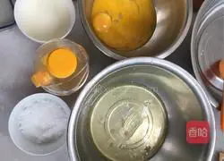 Illustration of how to make hot noodle chiffon cake 1