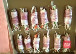 Illustration of how to make spicy bacon rolls 4