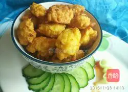 Illustration of how to make fried radish balls 11