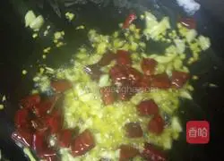 Illustration of home-style spicy chicken diced 5