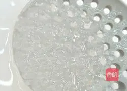 Illustration of how to make crystal clear mango sago 4