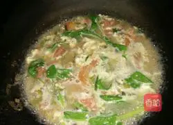 Illustration of how to make tomato, egg and vegetable noodles 5