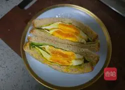 Double Egg Sandwich Recipe Illustration 9