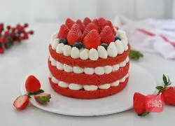 Red Velvet Naked Cake Recipe Illustration 19