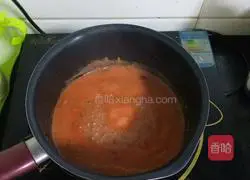 Illustration 9 of how to make braised noodles with tomato sauce for baby food supplement 9