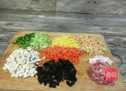 Illustration of how to make steamed noodles 2