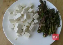 Illustration of how to make tofu with spring sprouts 1