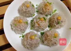 Illustration of how to make salted egg yolk pearl meatballs 9