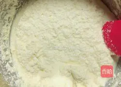 Illustration of how to make meat floss and seaweed muffin cake 8